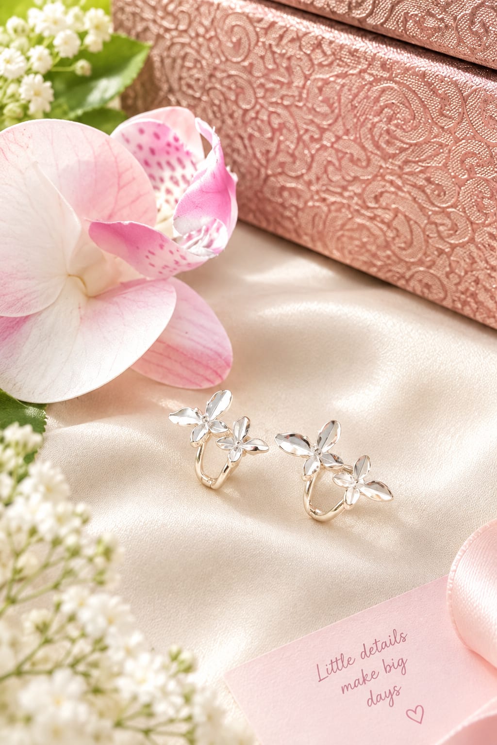 Beautiful clover ear rings