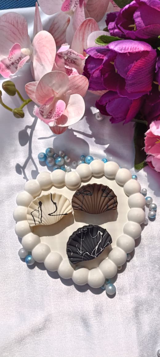 Oyster matee hair clips