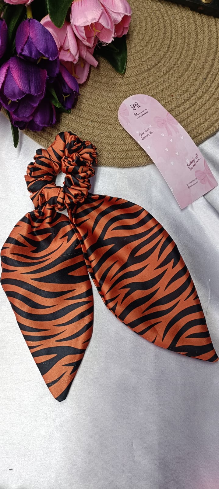 Animal prints Long tail scrunchies