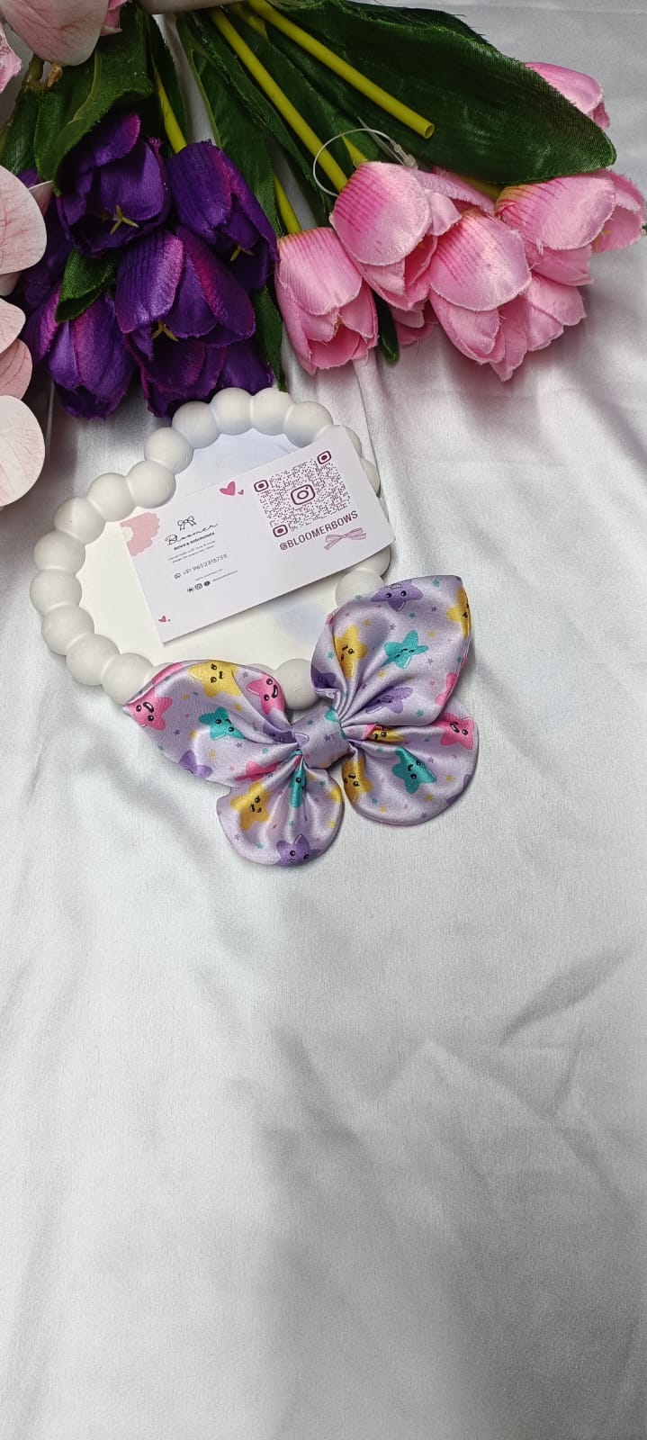 Printed Butterfly bow