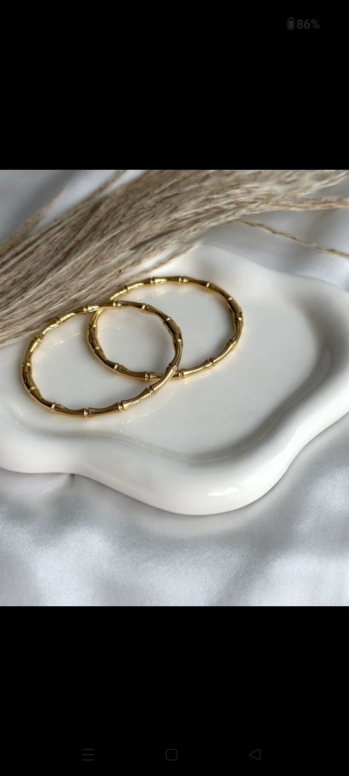 Gold bamboo kada
