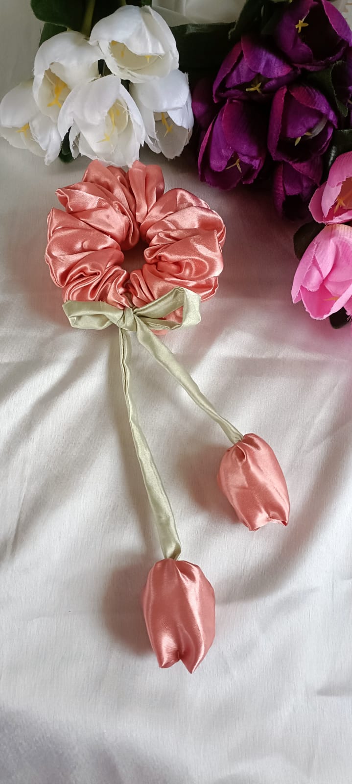 Tulip scrunchies